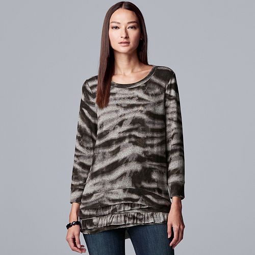 simply vera wang sweatshirt