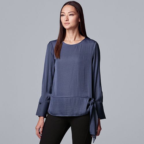 Women's Simply Vera Vera Wang Knot Front Blouse