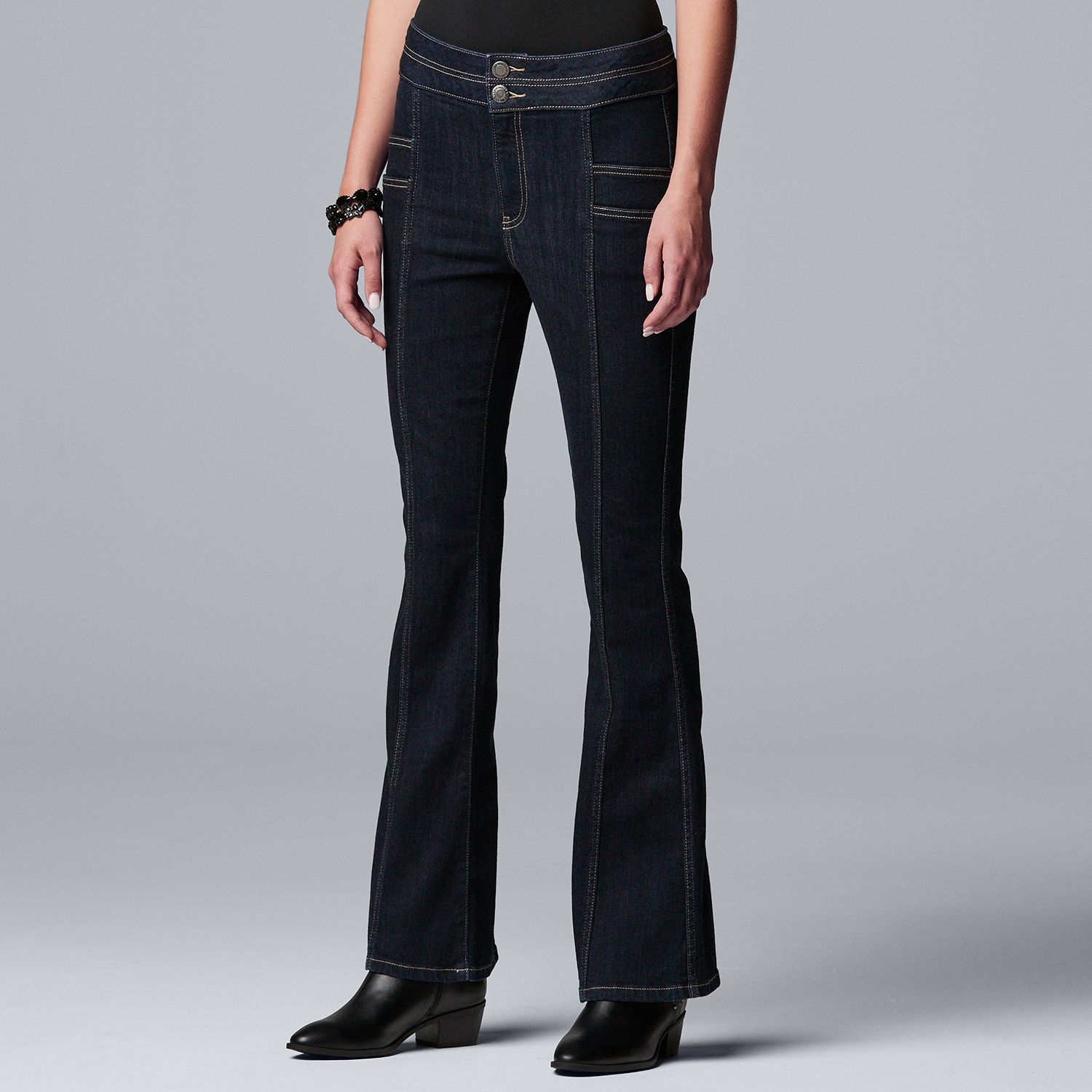 vera wang flare jeans