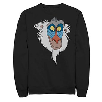 Juniors' Lion King Rafiki Face Fleece Top