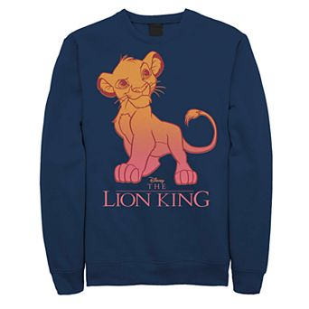 Juniors Lion King Young Simba Gradient Fleece Top