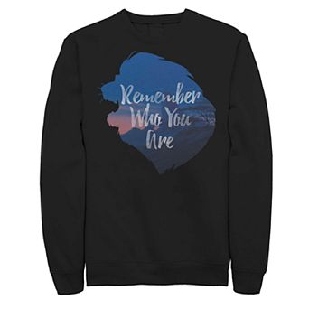 Juniors Lion King Remember Who You Are Fleece Top