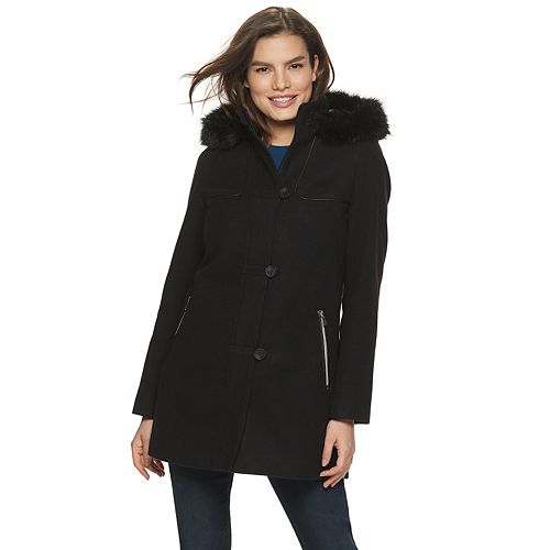Women's d.e.t.a.i.l.s. Faux-Fur Hood Jacket