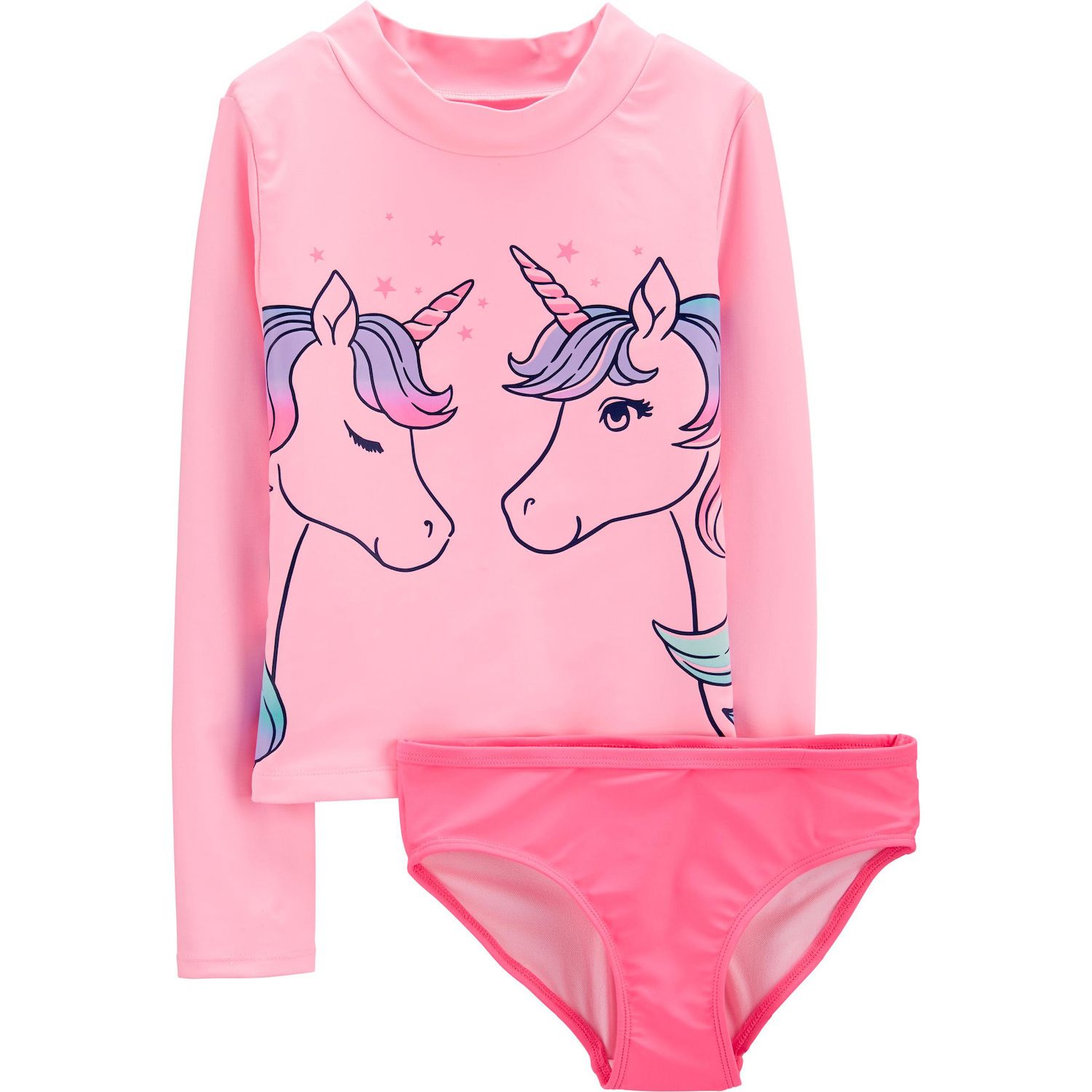 unicorn rash guard swimsuit