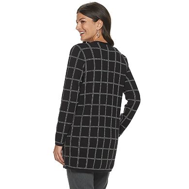 Women's Croft & Barrow® Open-Front Long Cardigan