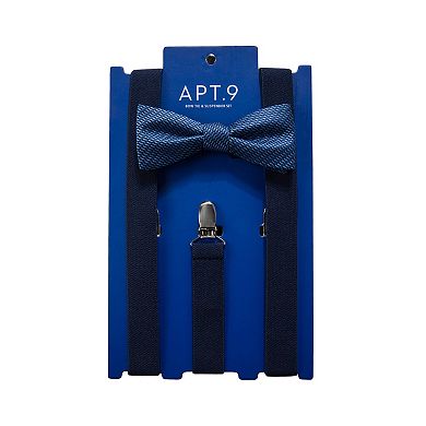 Men's Apt. 9 Pre-Tied Bow Tie & Suspenders Set