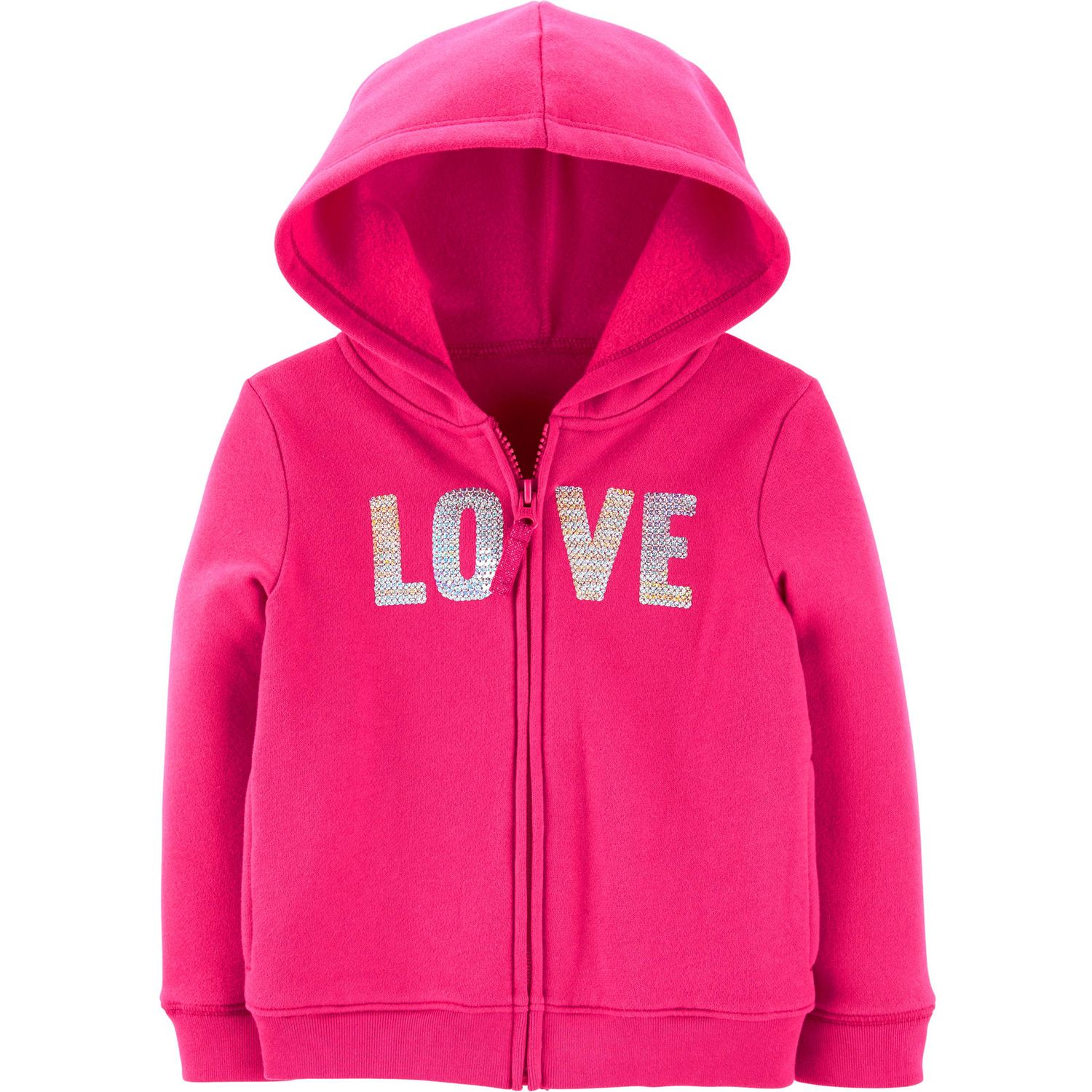 toddler girl fleece hoodie