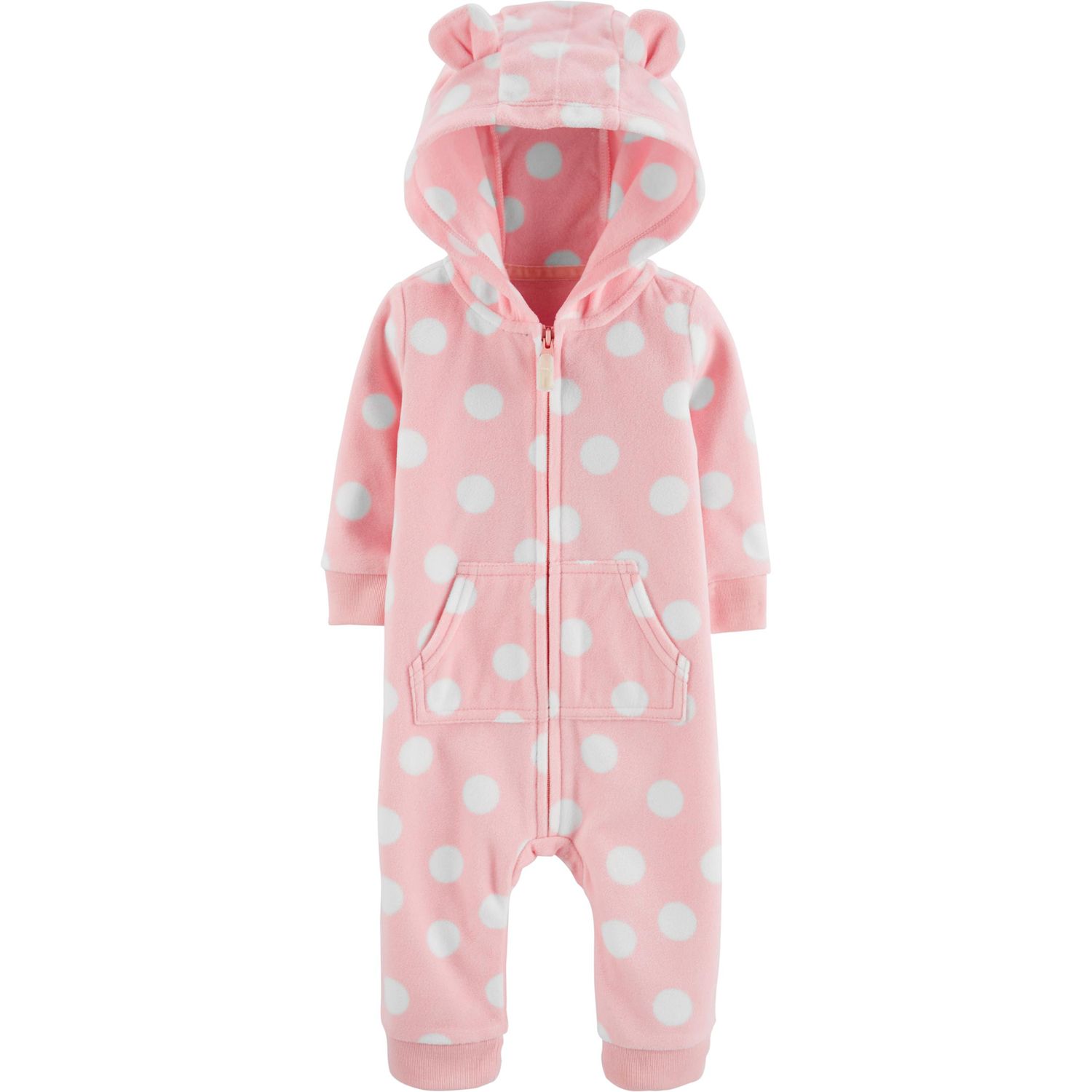 baby girl fleece jumpsuit