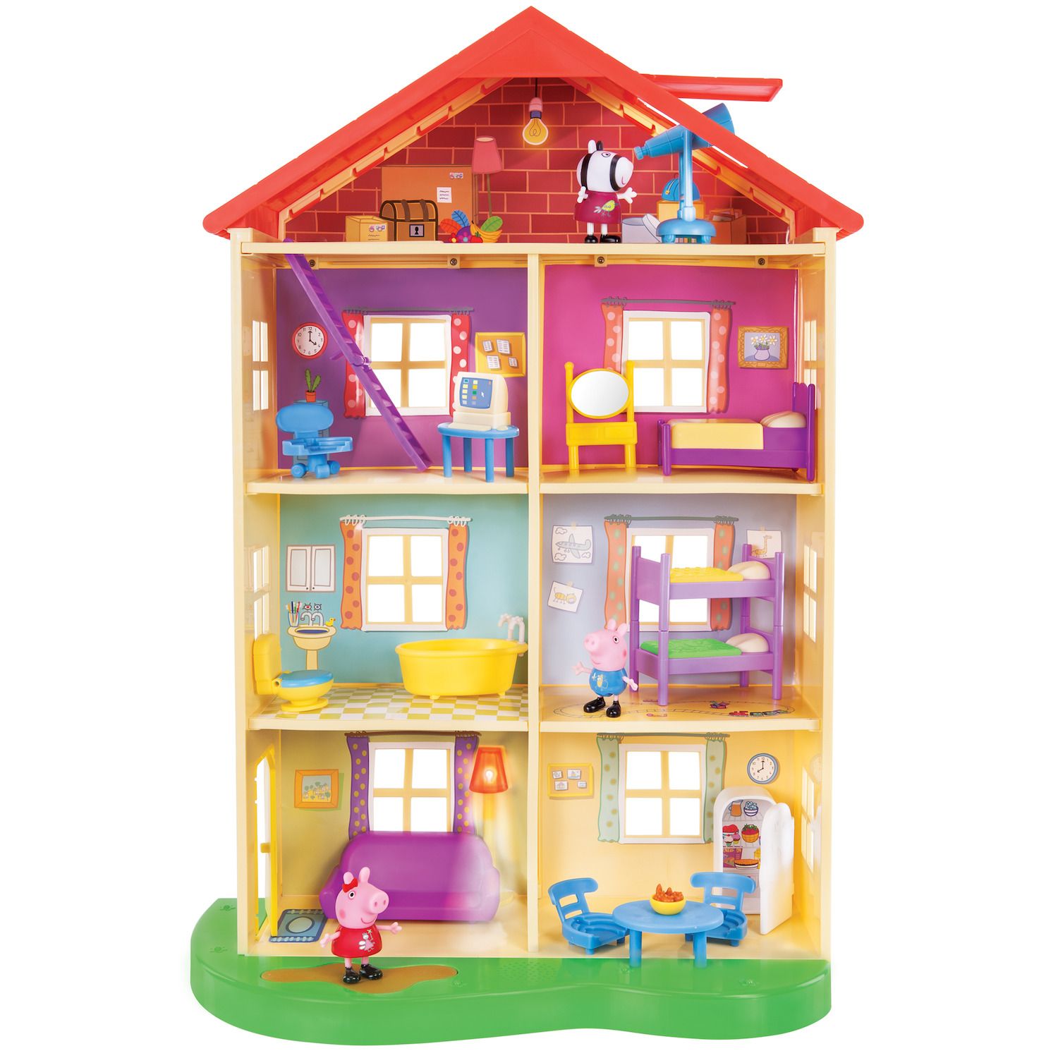 peppa pig bedroom playset