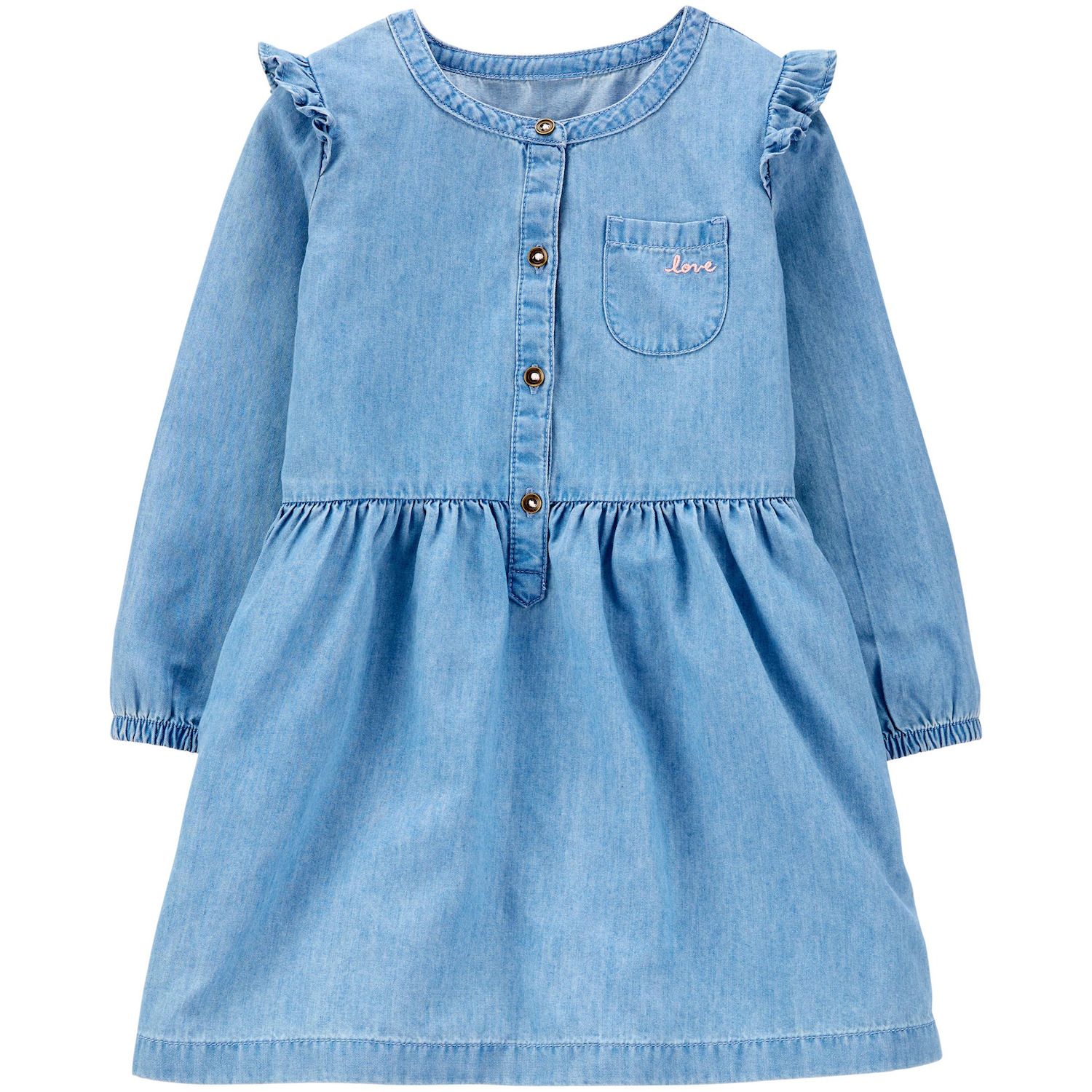 baby girl jean overall dress