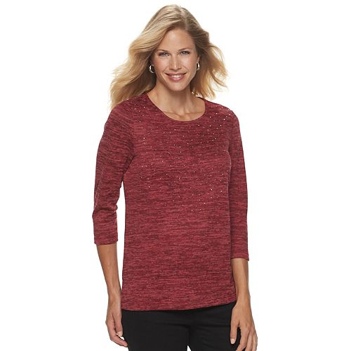 Women's Croft & Barrow® Cozy Knit Shirt