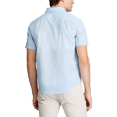 Men's Chaps Slim Fit Short Sleeve Button-Down Shirt