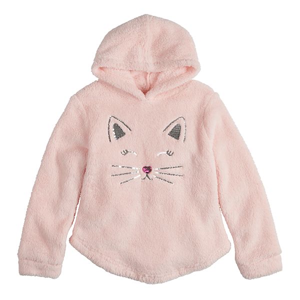 Girls 716 SO® Cozy Critter Sherpa Hoodie