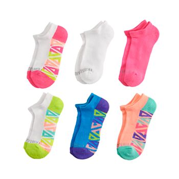 Fruit of the Loom Girls Cushion Low Cut with Arch Support 6 Pack Sock