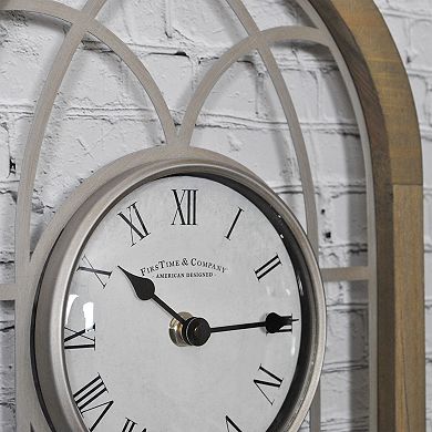 FirsTime & Co. Farmhouse Arch Wall Clock