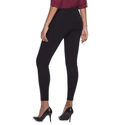 Women s Utopia by HUE Ponte and Leather Leggings