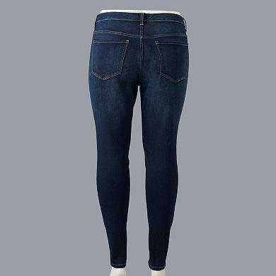 Plus Size Simply Vera Vera Wang Skinny Denim Jeans