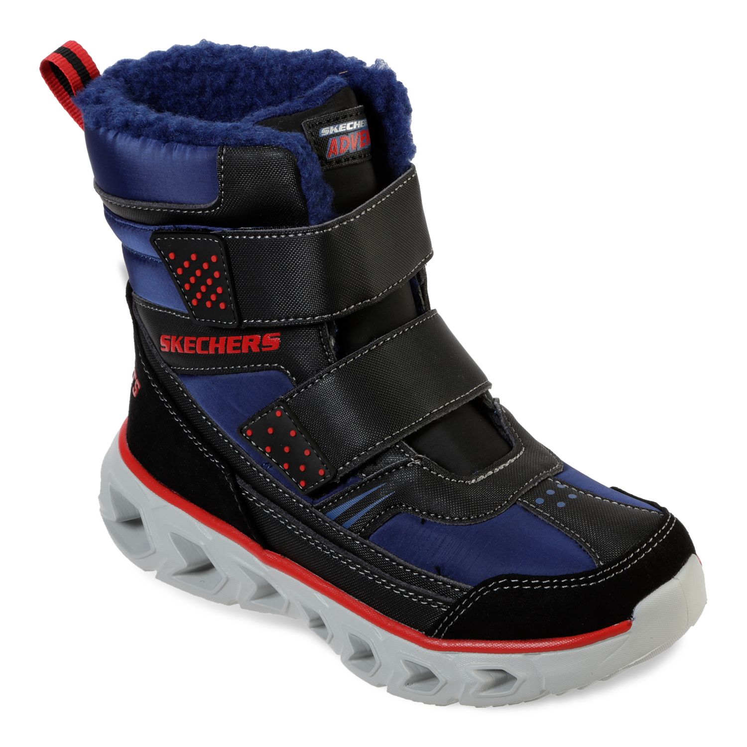 skechers boys' s lights hypno-flash
