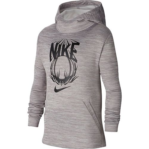 Boys 820 Nike Baseball DriFIT Therma Training Fleece Pullover Hoodie