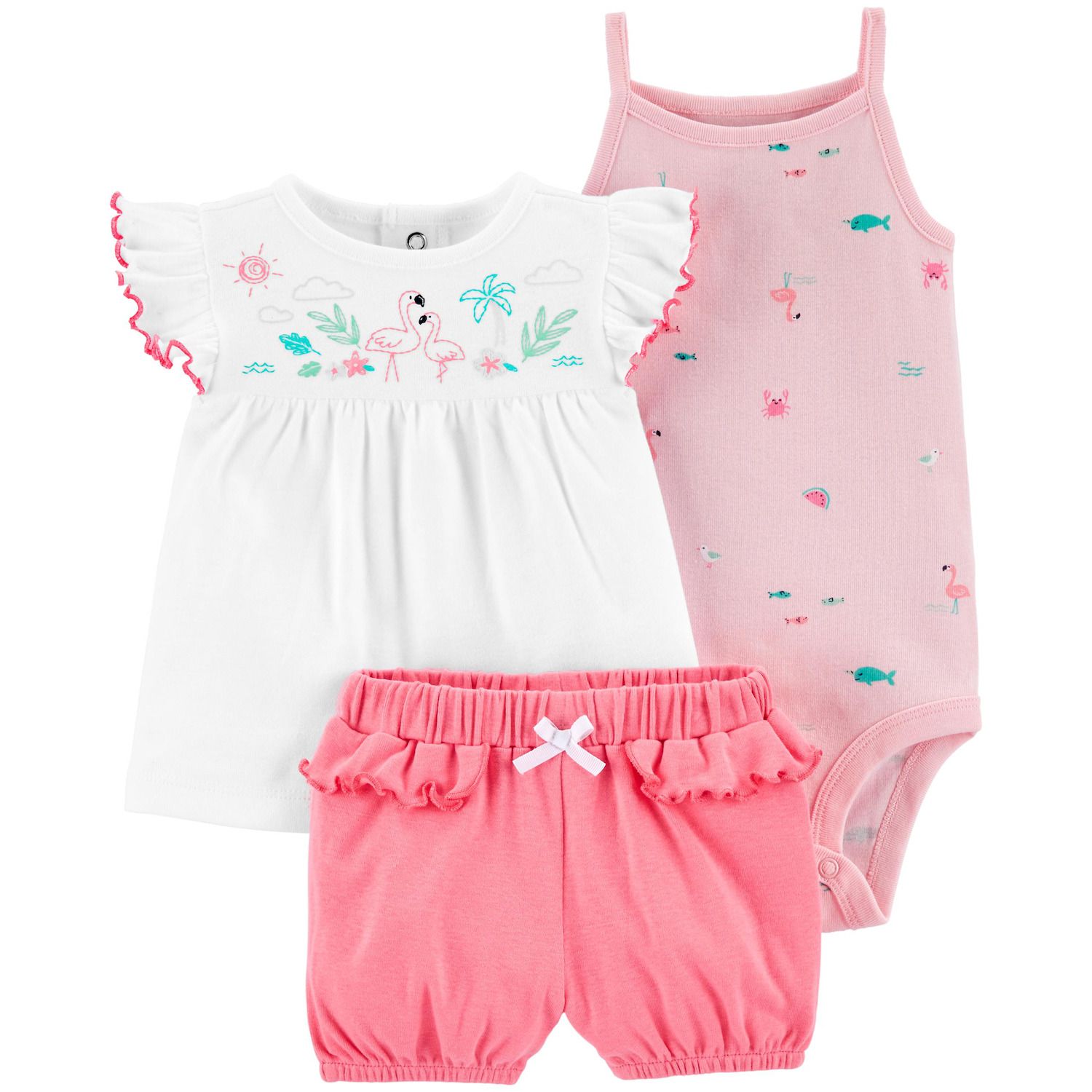 carter's flamingo outfit