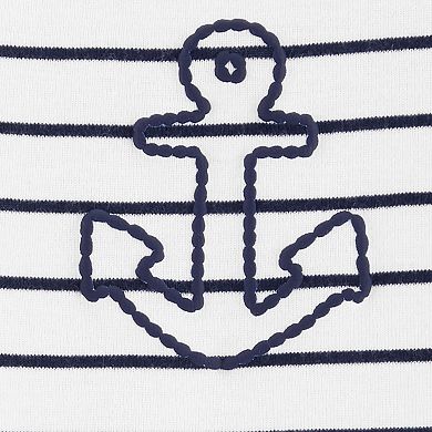 Baby Neutral Carter's 3-Piece Anchor Little Short Set