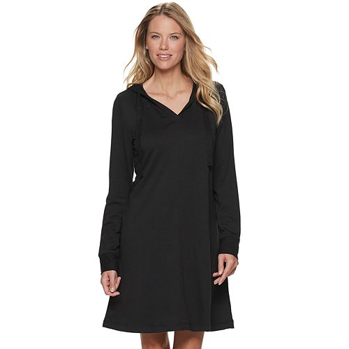 Women's SONOMA Goods for Life® Long Sleeve Hooded Dress