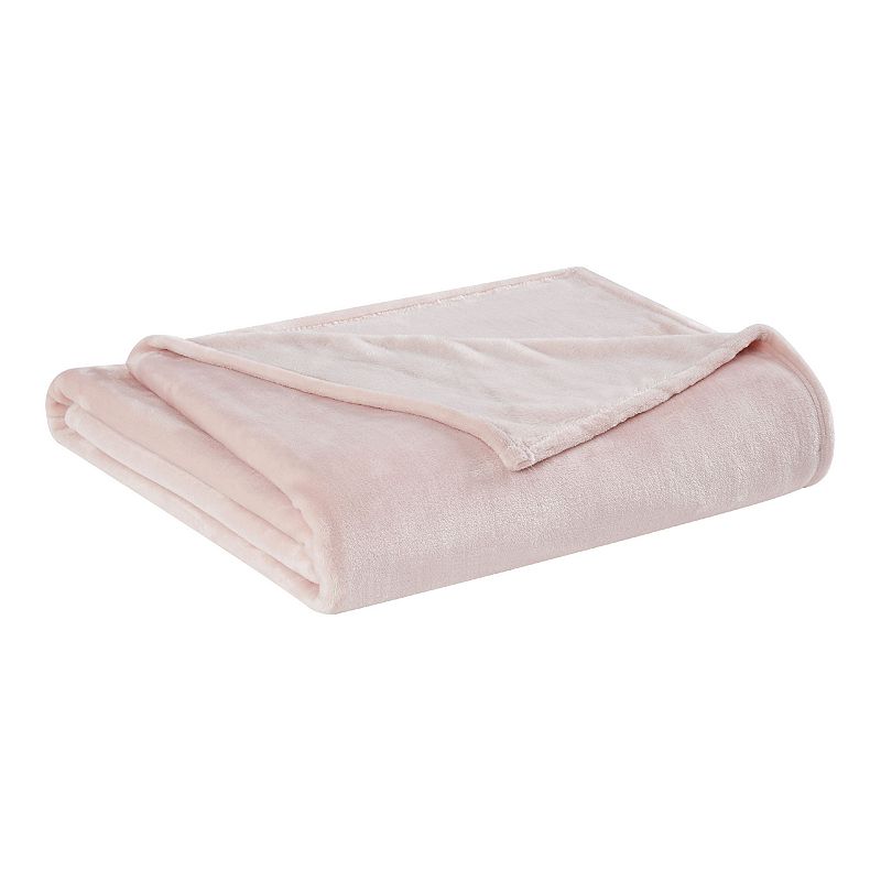 Truly Soft Velvet Plush Blanket, Pink, Twin XL