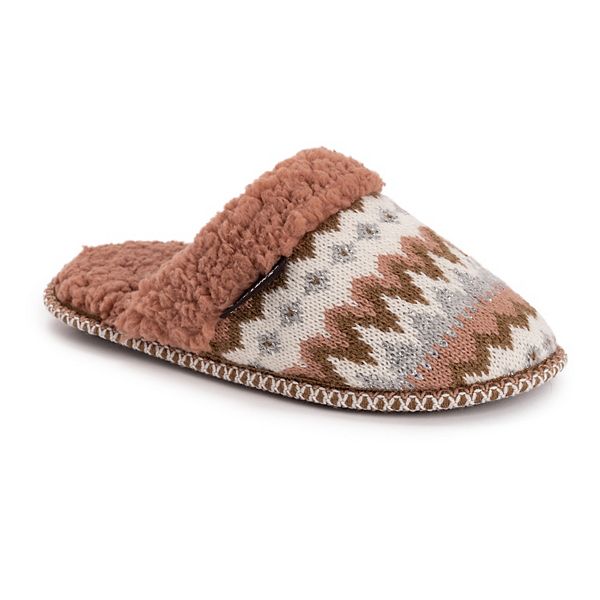 MUK LUKS Womens Frida Scuff Slippers