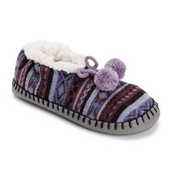 Women's MUK LUKS® Pom Ballerina Slippers