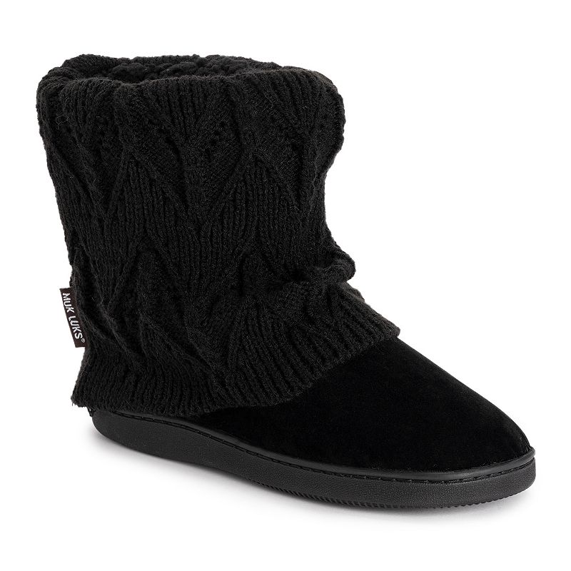 Kohls womens bootie on sale slippers