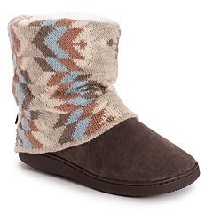 Women's Faux Suede Mini Bootie Slipper – MUK LUKS