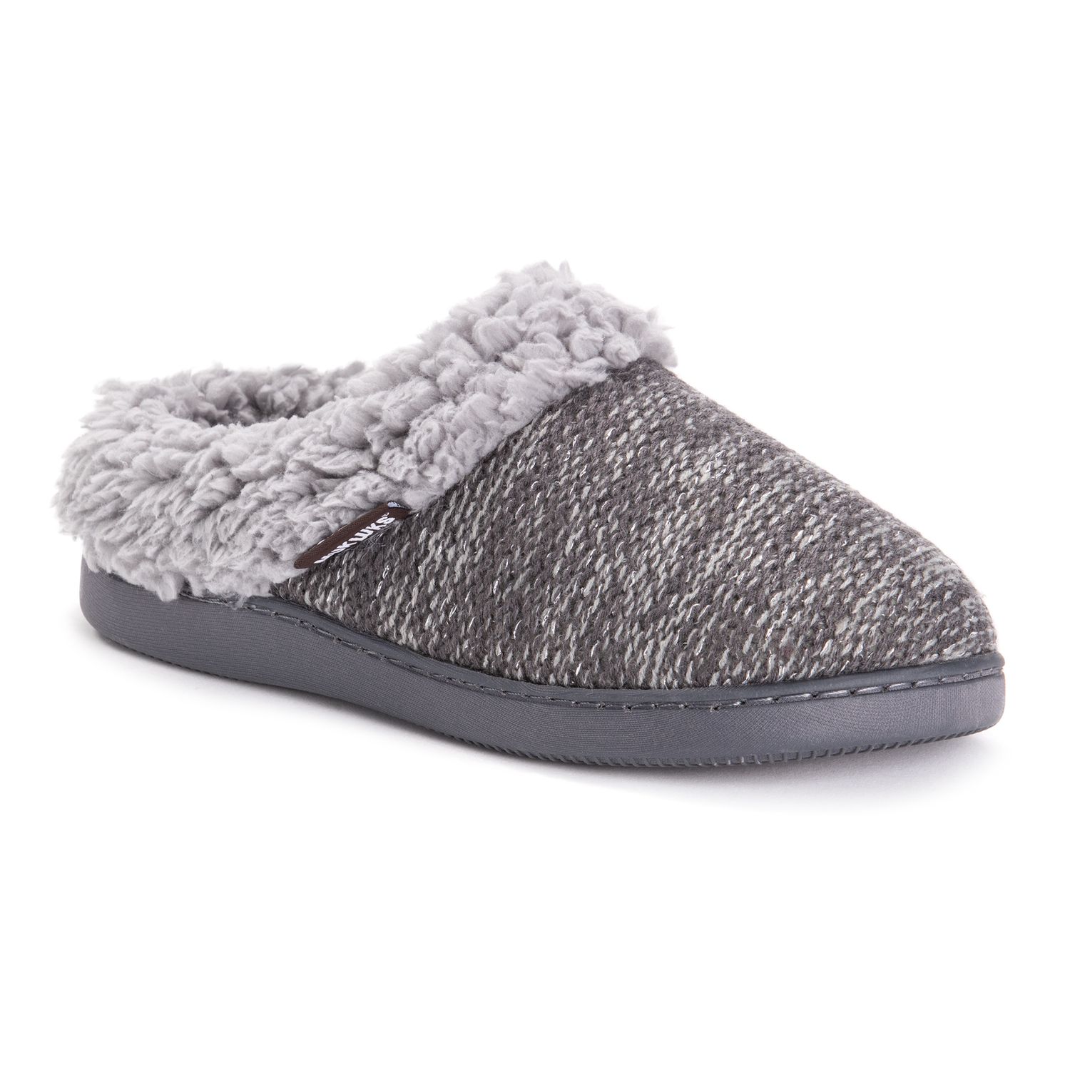 women's claire marled chenille knit clog slipper
