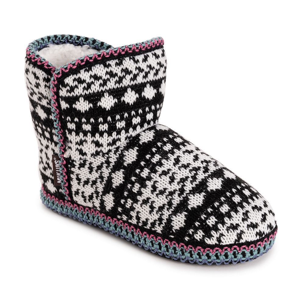 MUK LUKS Unisex Quilted Slipper Booties - Green, S/M (8-10) NWT Bootie Green Slippers for Men for sale | eBay main image 3