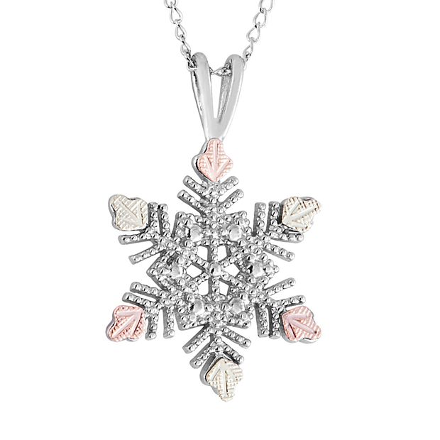 Kohls hot sale snowflake necklace