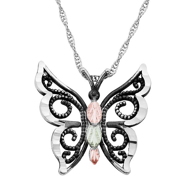 Black hills gold butterfly outlet necklace