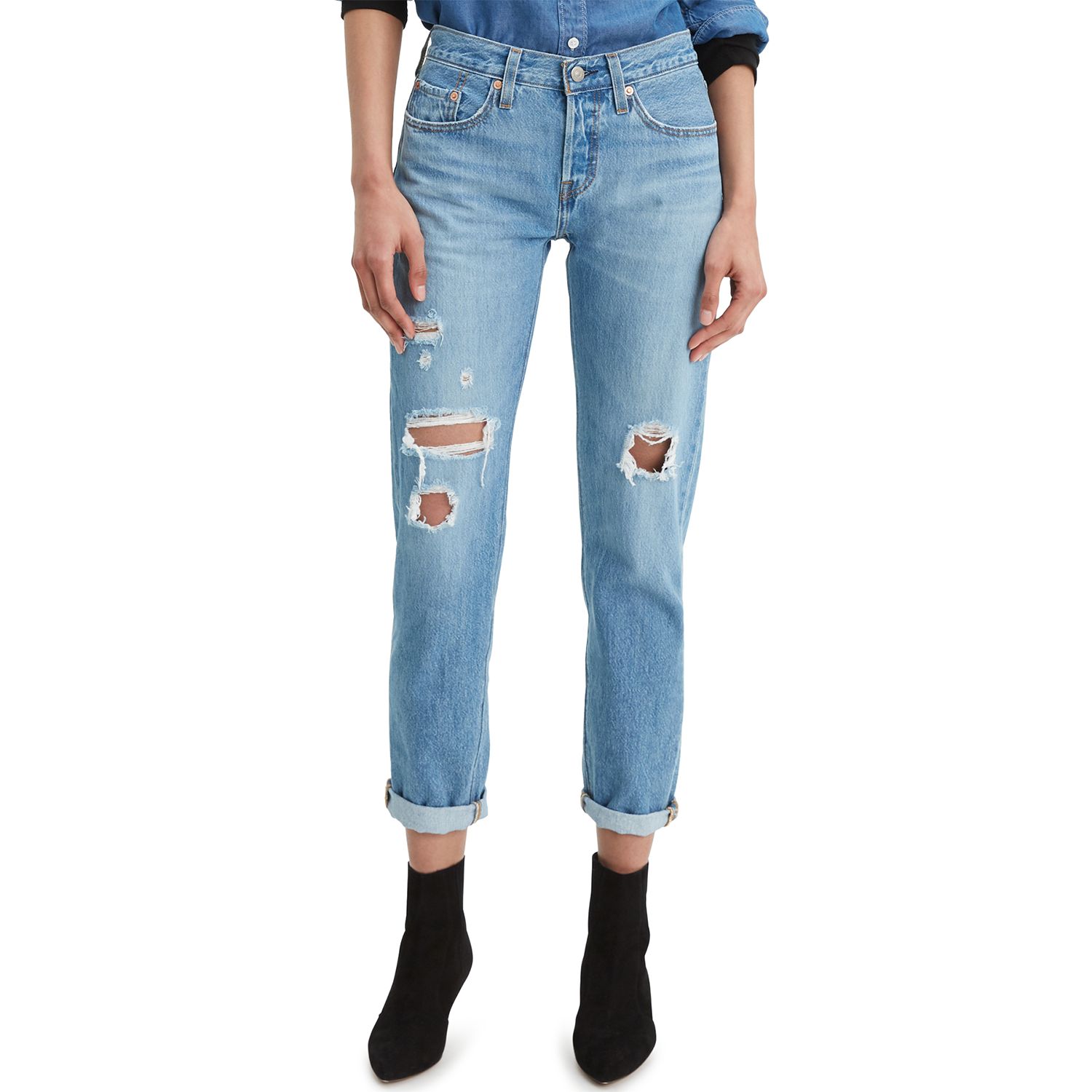 levis womens tapered jeans
