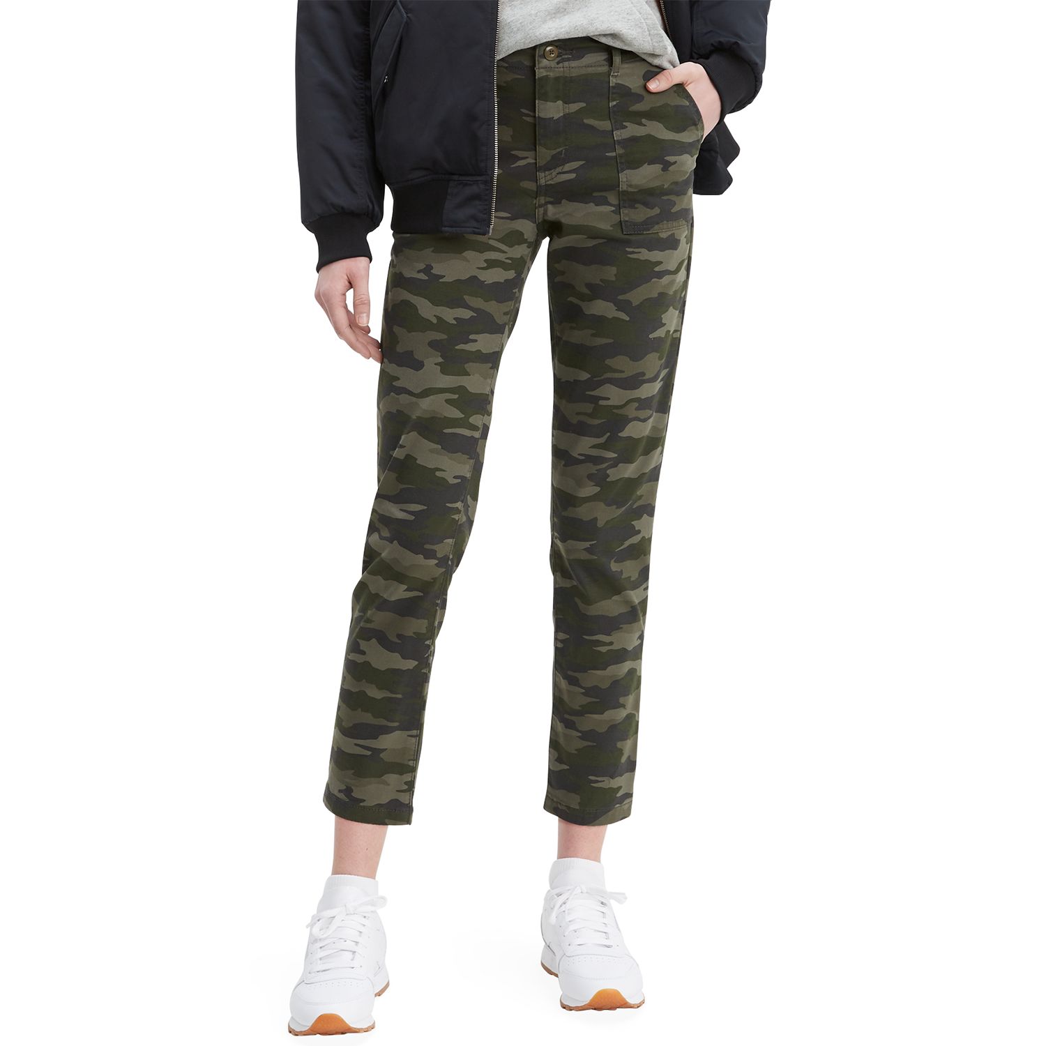 womens levi camo pants