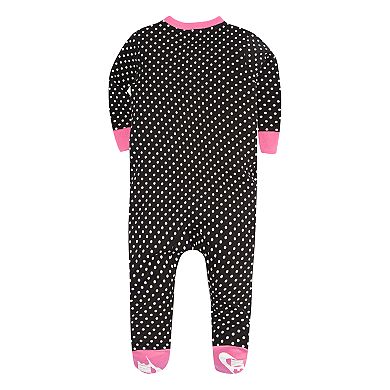 Baby Nike Polka Dot Sleep & Play One Piece Pajamas