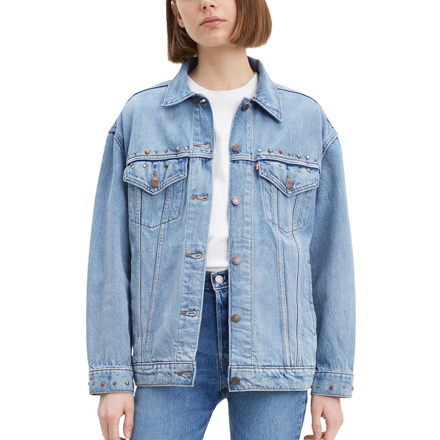 levi baggy trucker denim jacket