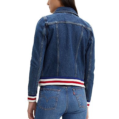 Women's Levi's® Original Rib Trim Trucker Jeans Jacket