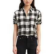 Women's Levi's® Plaid Utility Shirt