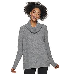 Juniors' SO Moss Cowlneck Tunic