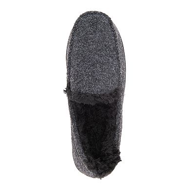 MUK LUKS® Faux Wool Men's Moccasin Slippers