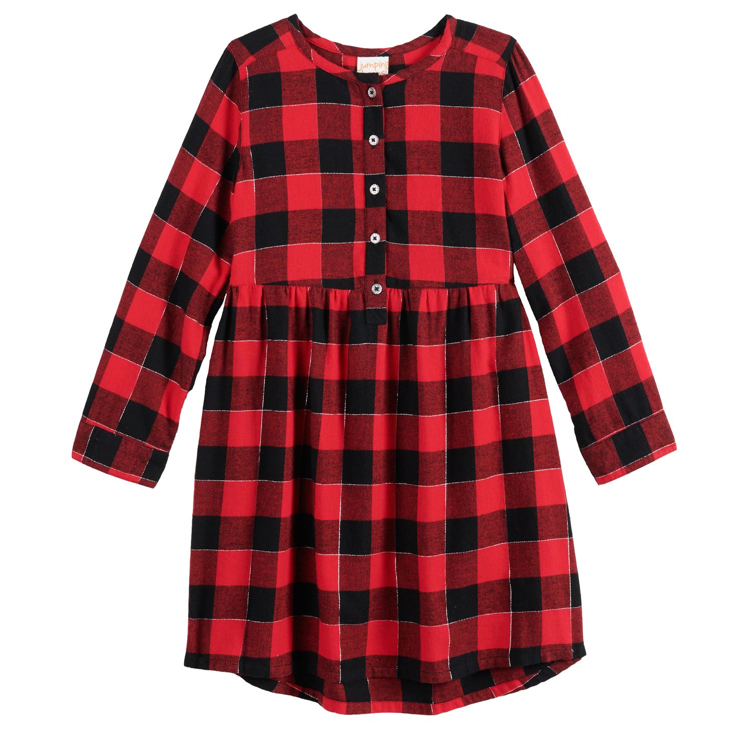 girls flannel dress