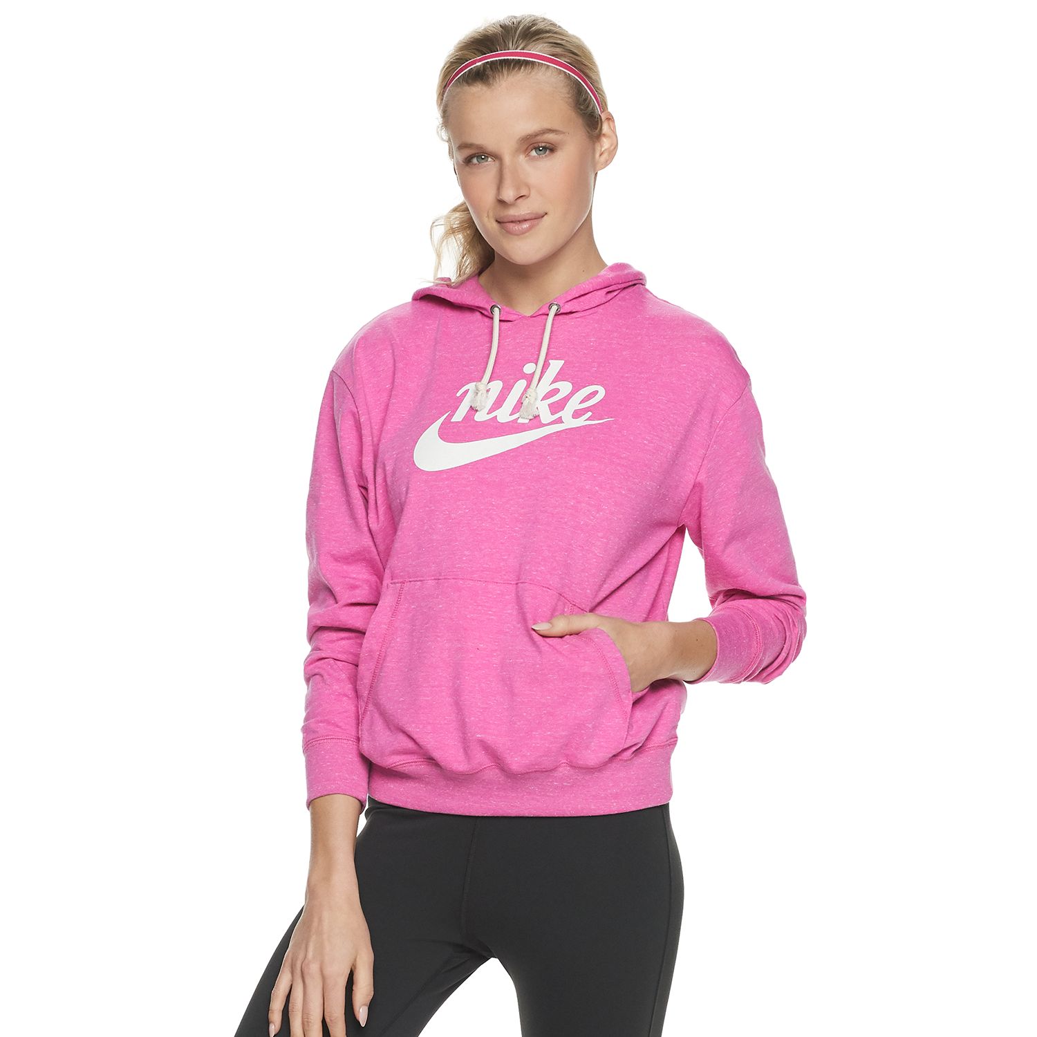 blush pink nike hoodie