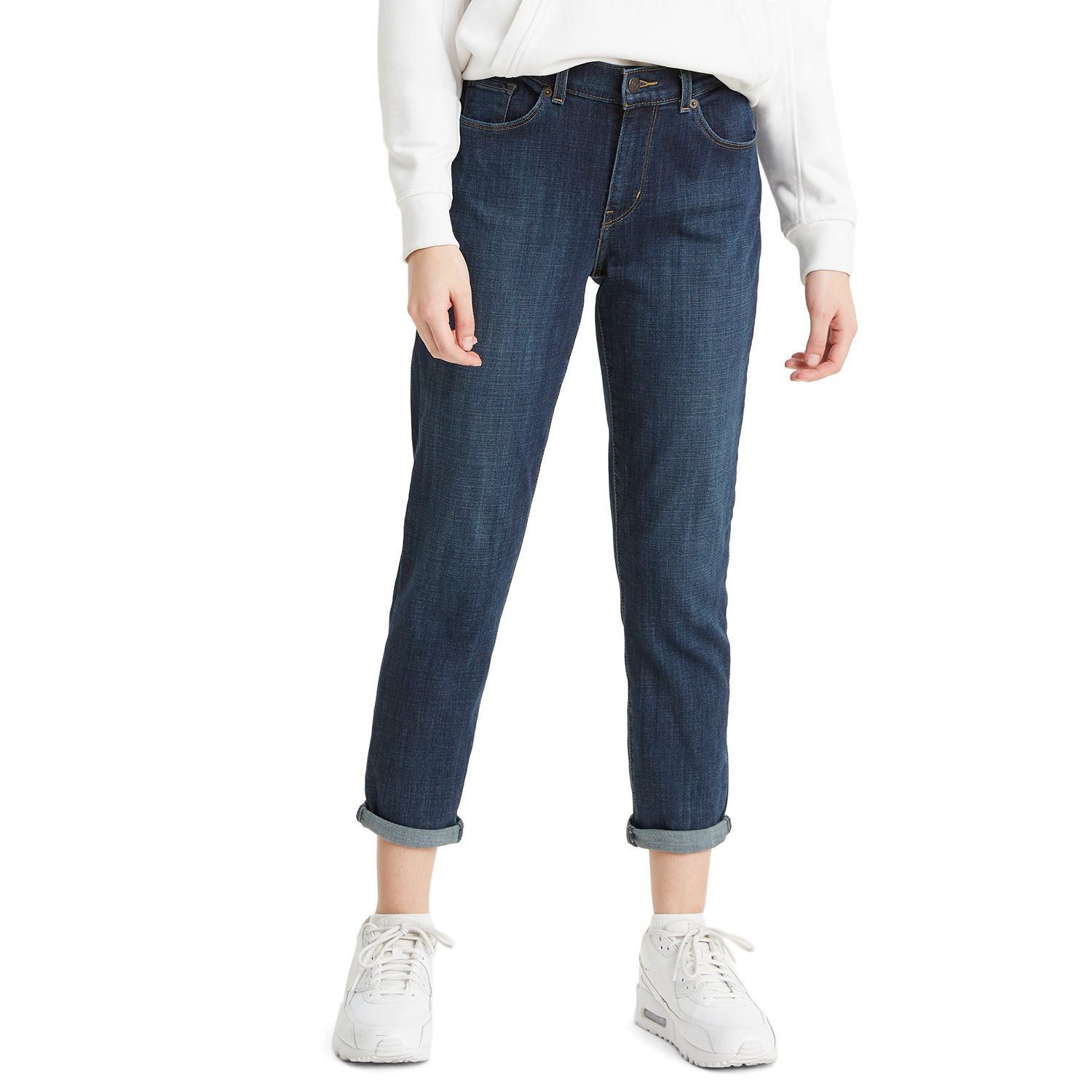 women's levi's classic crop jeans
