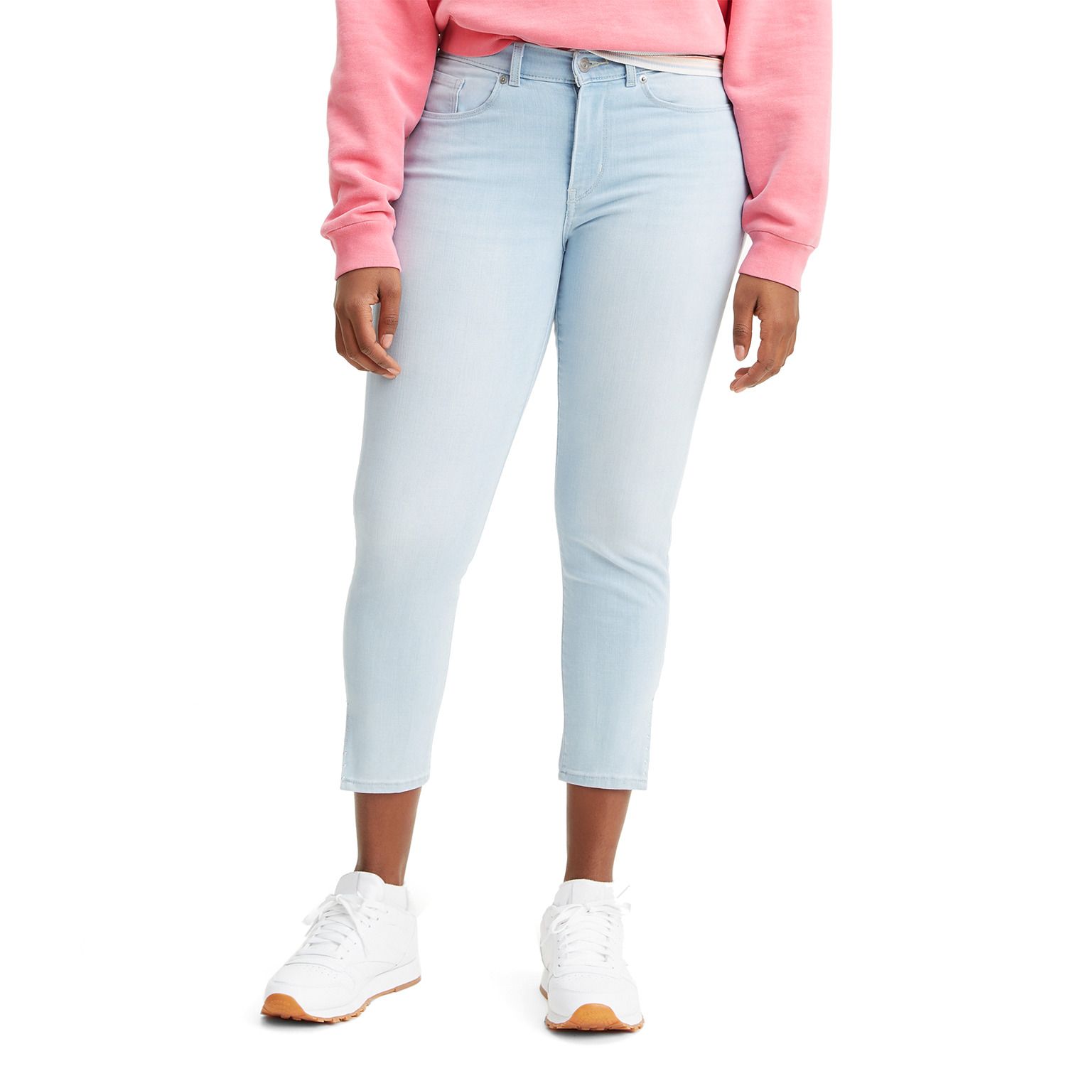 women's levi's classic crop jeans