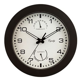 La Crosse Technology Equity by La Crosse 10-Inch Indoor/Outdoor Waylon Wall Clock