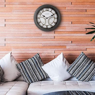 La Crosse Technology 19.7-Inch Indoor/Outdoor Courtyard Quartz Wall Clock