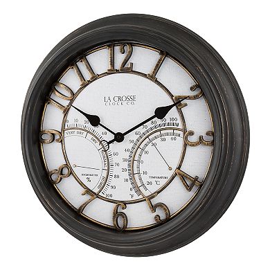 La Crosse Technology 19.7-Inch Indoor/Outdoor Courtyard Quartz Wall Clock